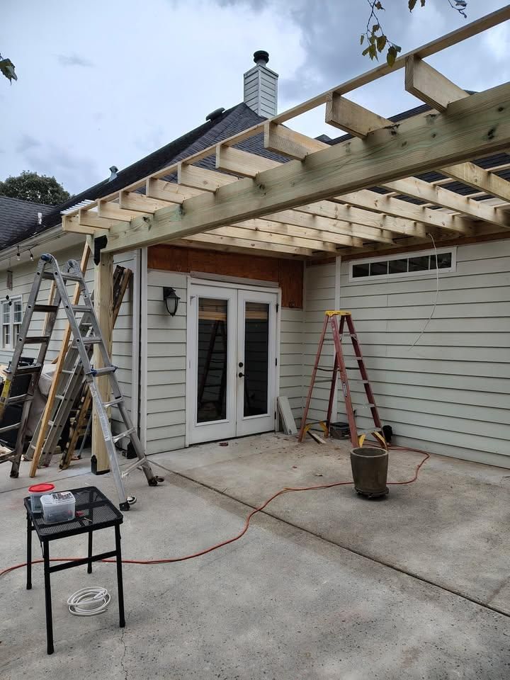 Deck & Patio Installation for Michael Helm Services @solutions in Rydal, GA