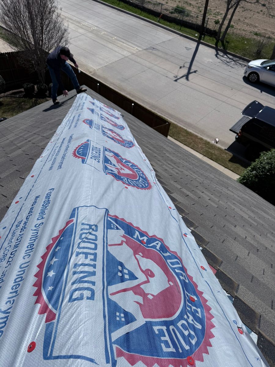 Emergency Roofing Services for Major League Roofing in Frisco, TX