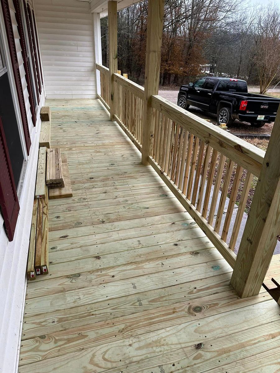 Decks for Mike Feagin Construction in Lewisburg, TN