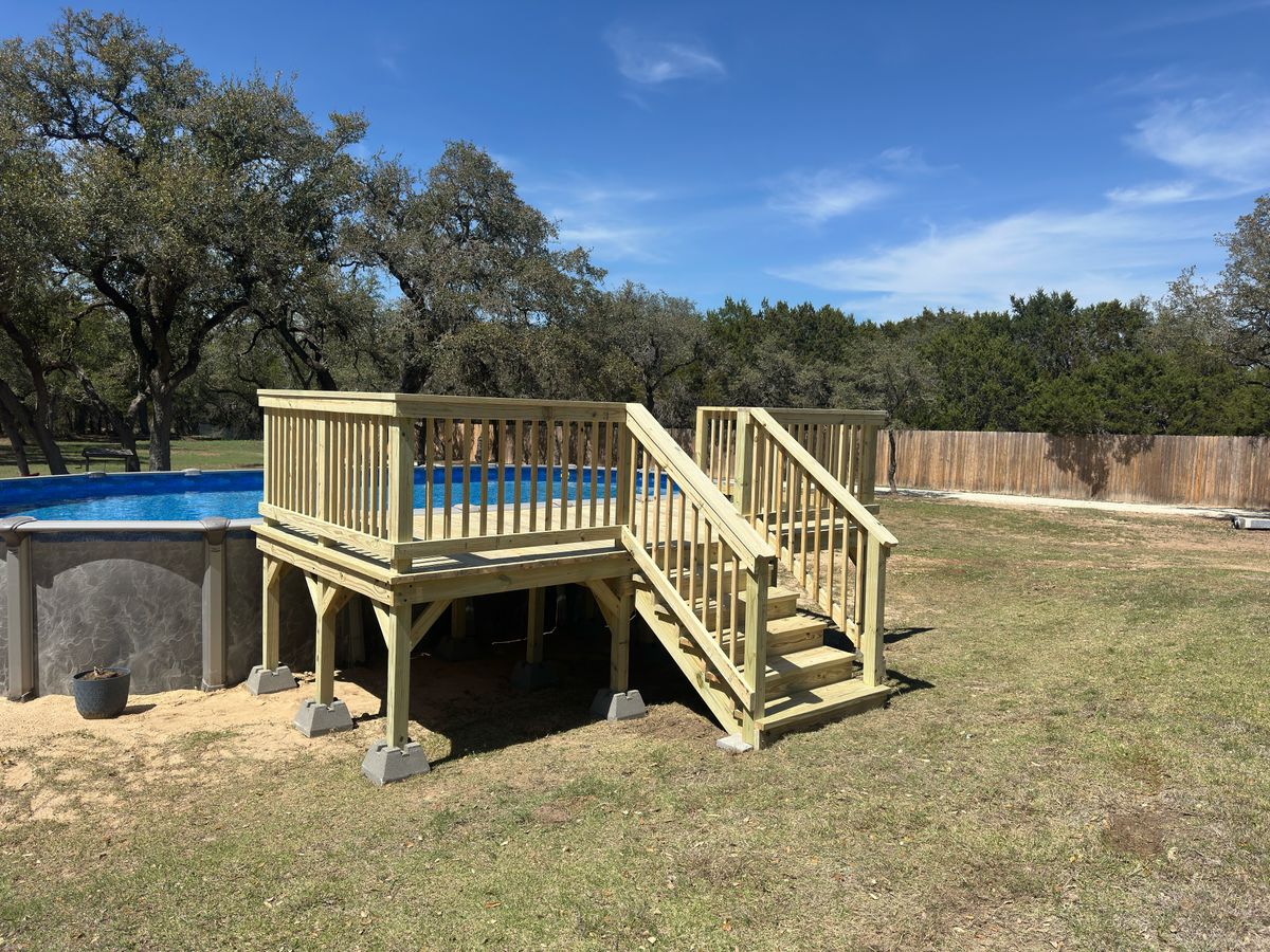 Pool Decks for Timberline Deck and Patio LLC in Waco, TX