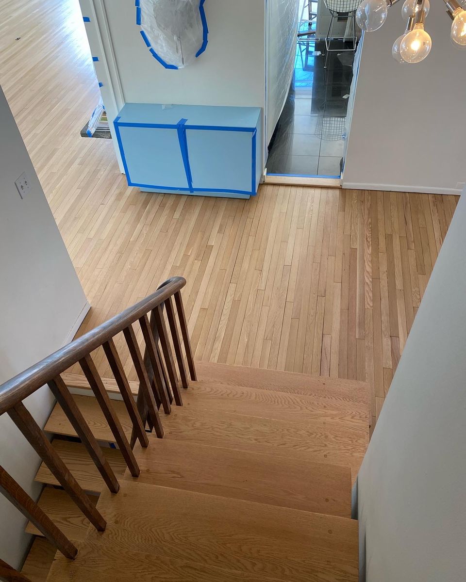 Stairs installation & handrails for Alpha Flooring & Painting Services. in Centennial, CO