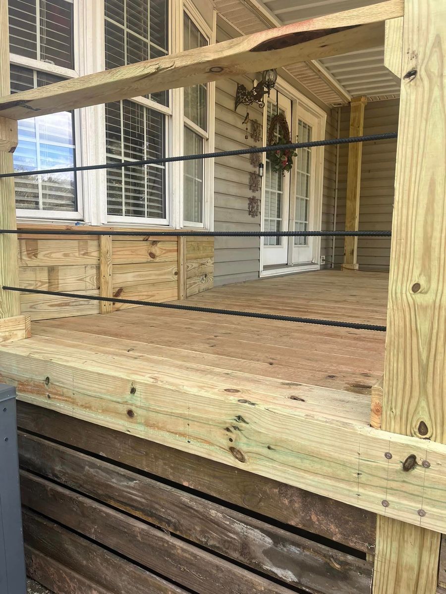 Deck & Patio Installation for Finished Solutions Concrete LLC in Elberton, GA