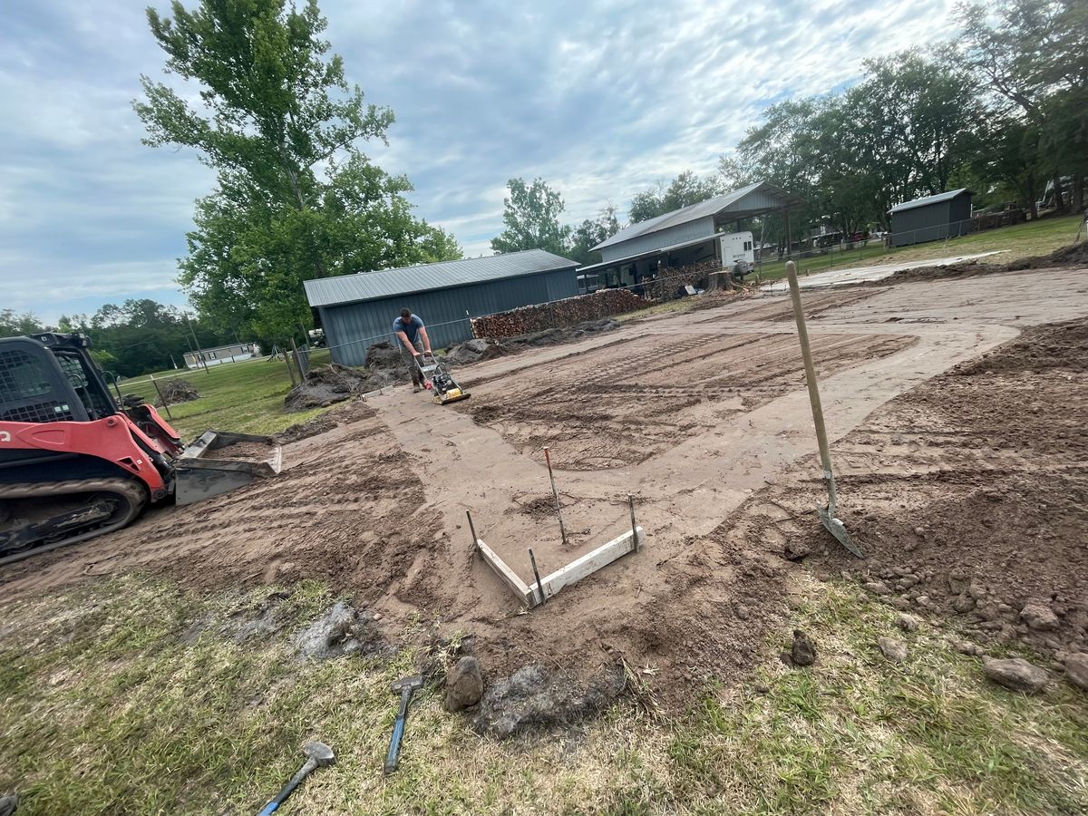 Concrete Slab Construction for Cameron Enterprises in Live Oak, FL
