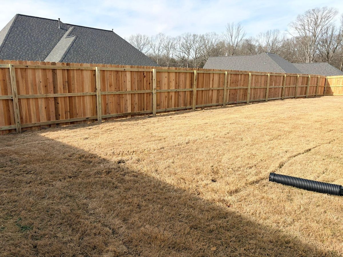 Custom Wooden Fences for Manning Fence, LLC in Hernando, MS