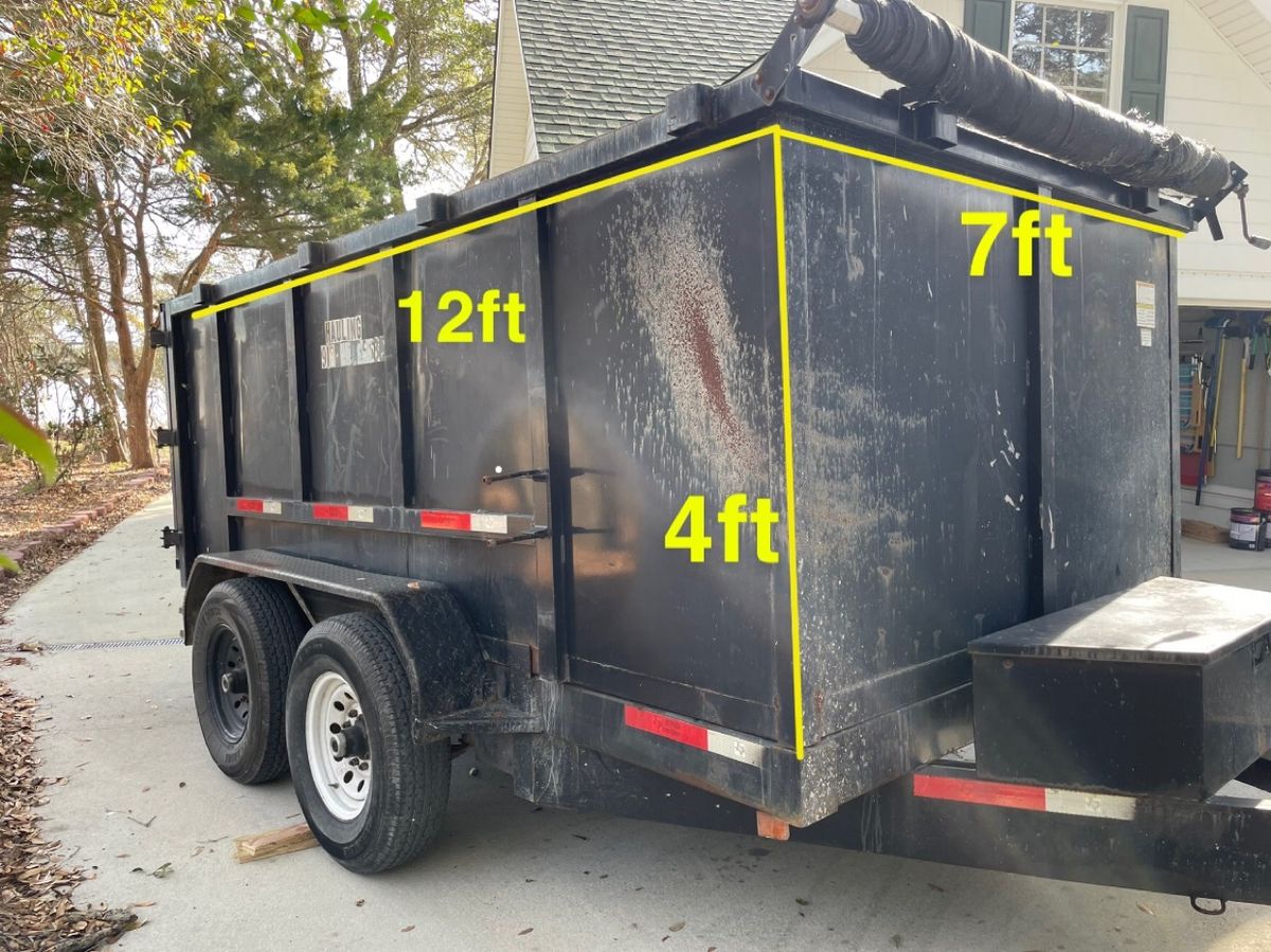 Drive Way Safe Dumpster Rentals for RJL Dumpster Rentals & More LLC in Shallotte, NC