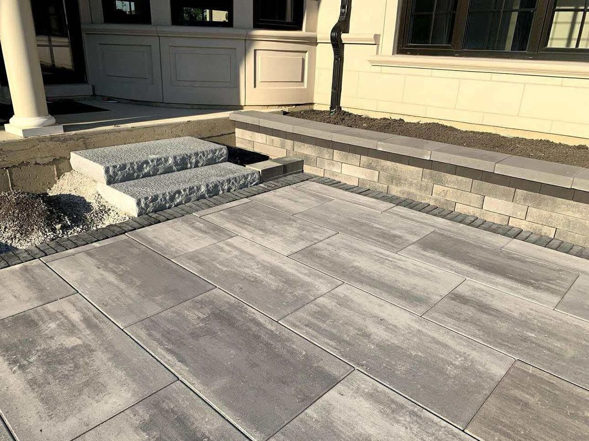 Step Installation for Alvarez Pavingstone INC. in Lyons, IL