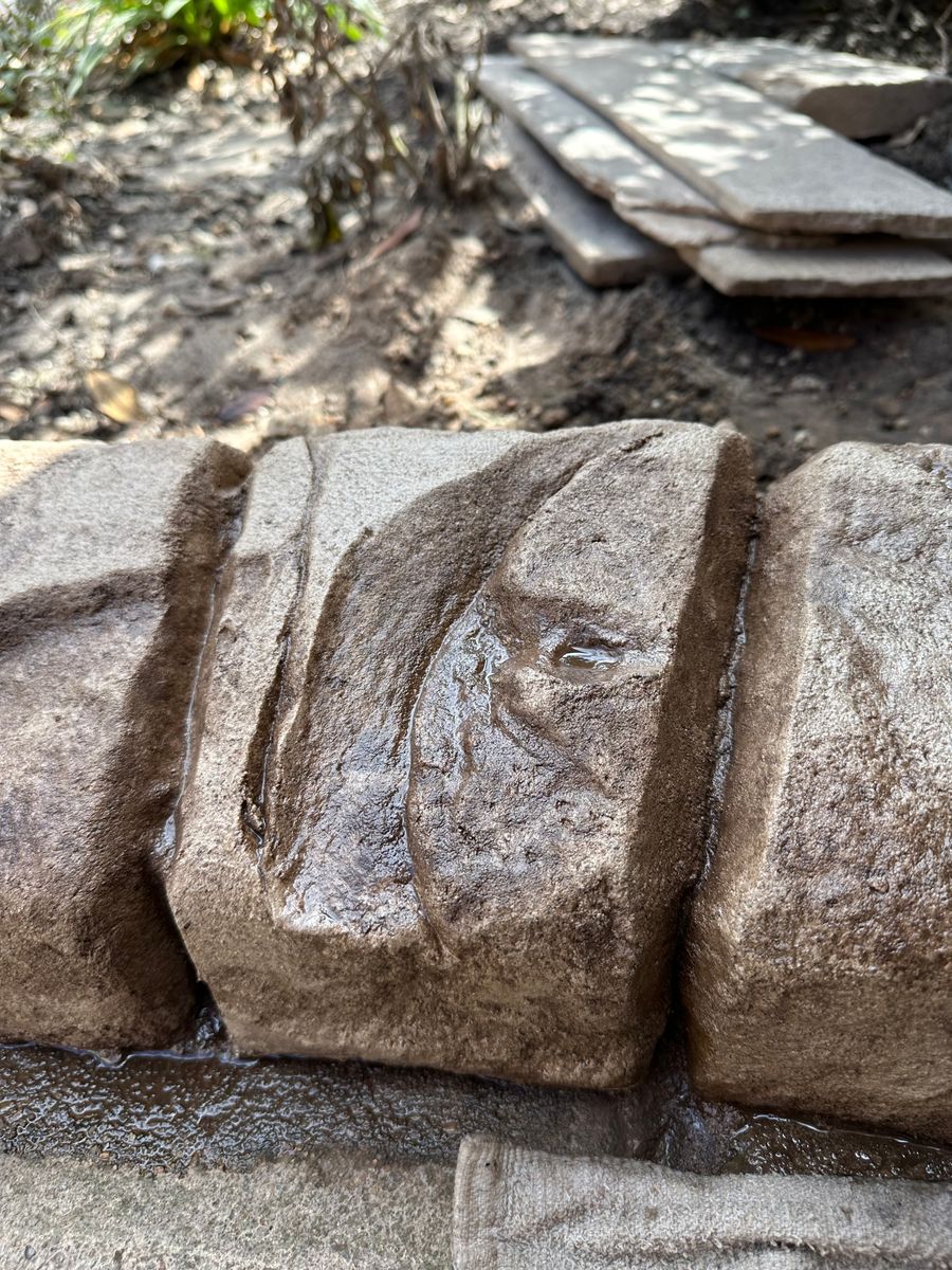 Stamped Concrete Installations for Texas Curb N Borders in Houston, TX