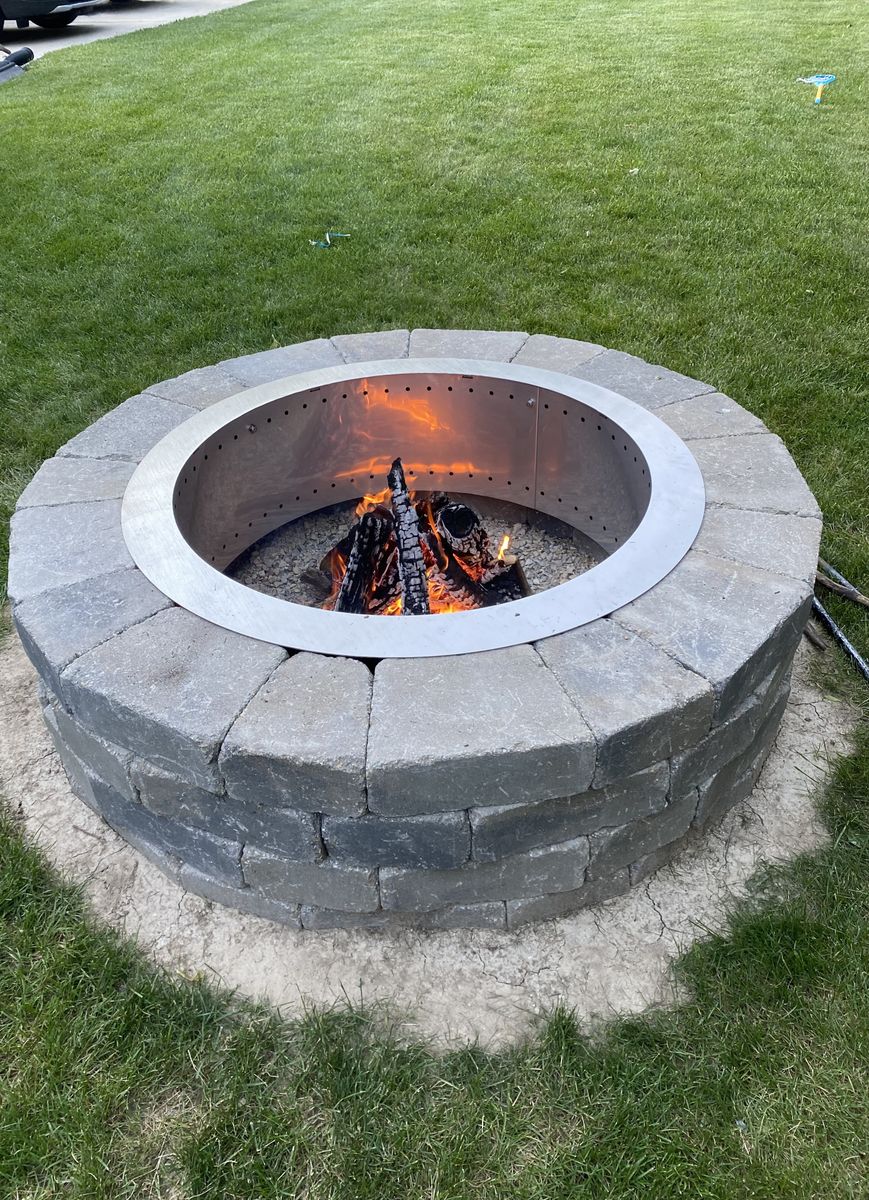 Firepits for Paradise Lawnscapes in West Bend, WI