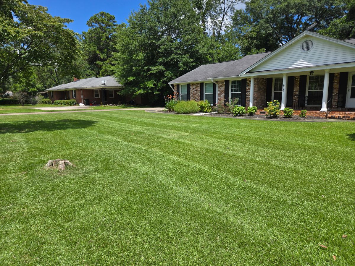 Landscape Installation for Zepeda's Mowing in Fort Valley, GA