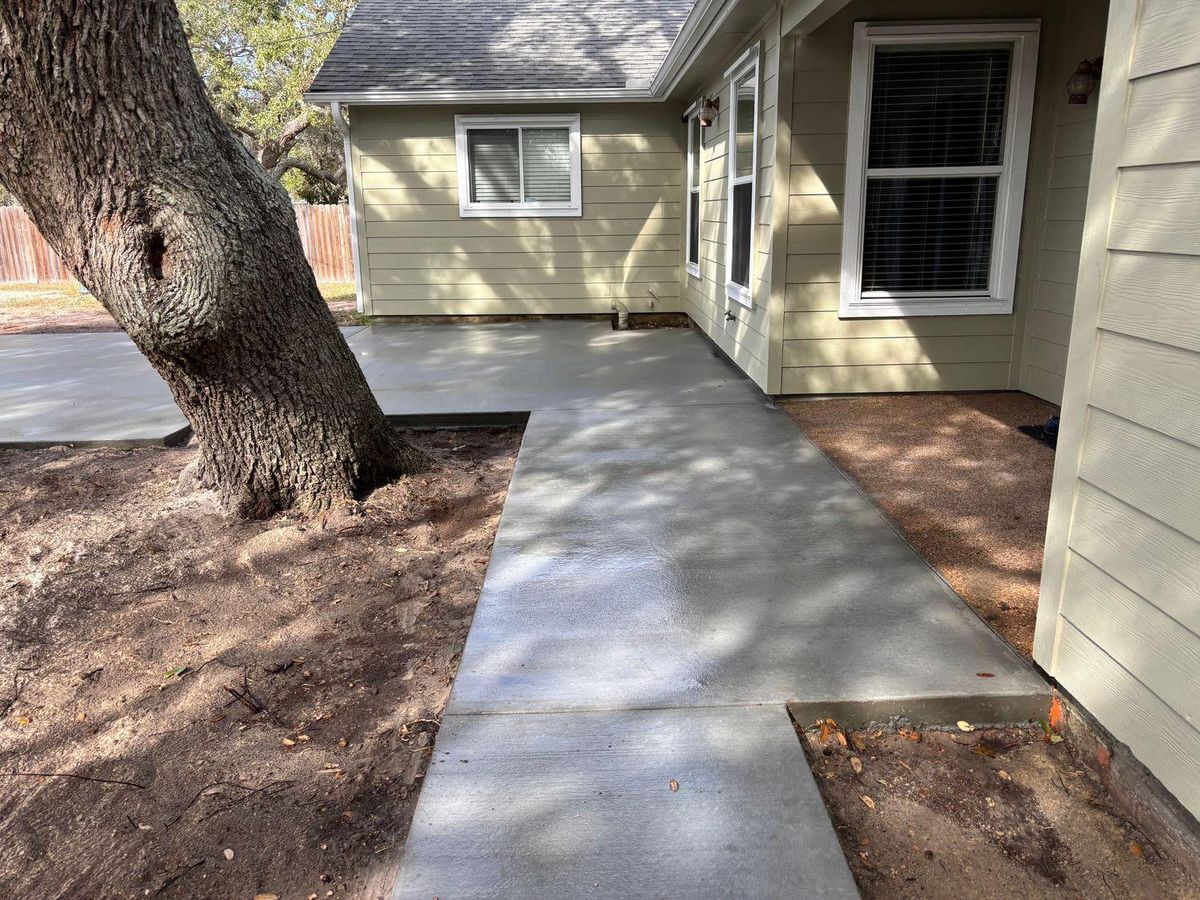 Concrete Flatwork for Keen Decorative Concrete in Corpus Christi, TX