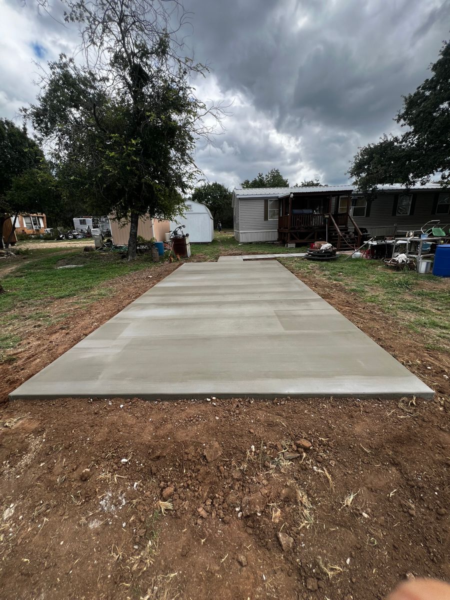 Concrete Slab Construction for BW Concrete Contracting LLC in Fort Worth, TX