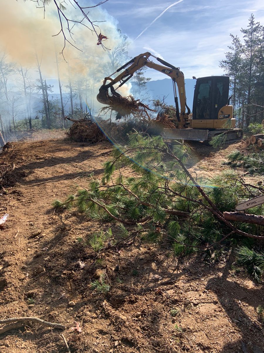 Land Clearing for Holmes Septic Works LLC in Knoxville, TN 