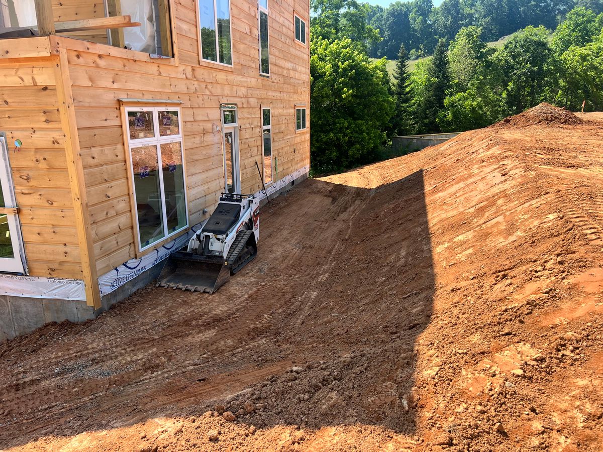 Final Grading for Elias Grading and Hauling in Black Mountain, NC