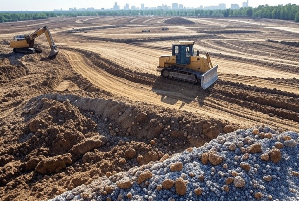 Site Preparation for Precision Pools & Excavation in Maurertown, VA