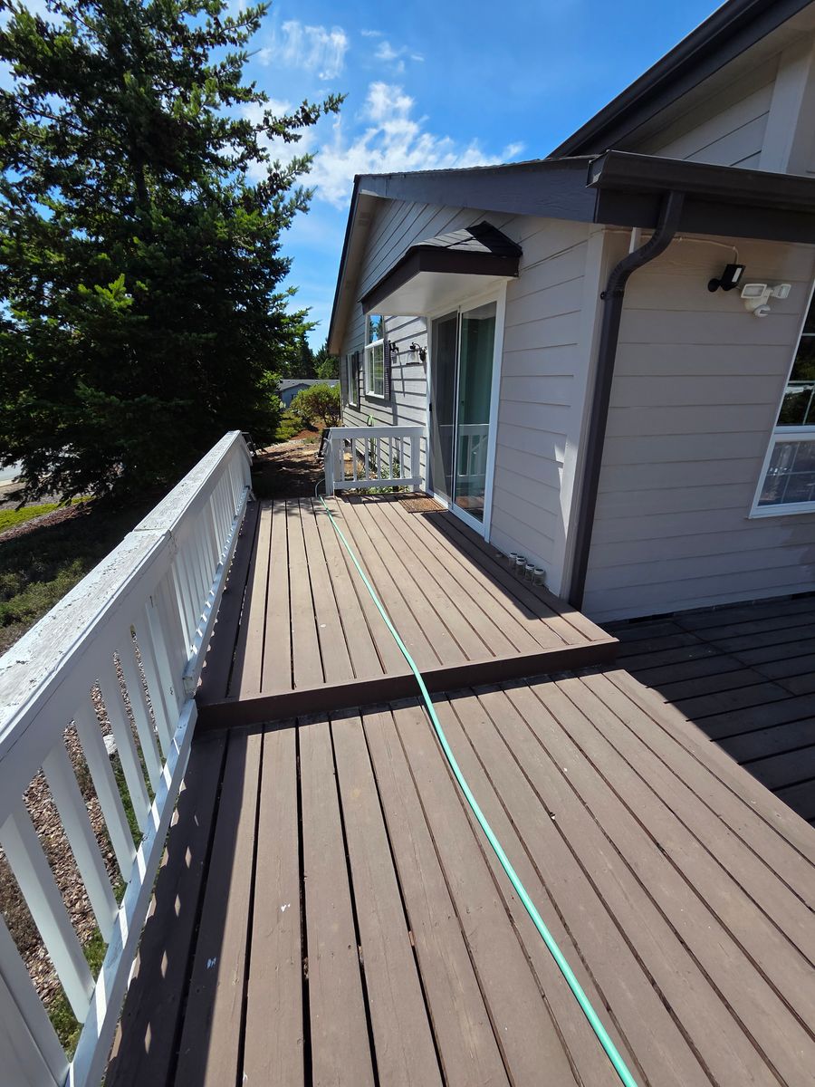 Deck Installation for BTC Construction in Florence, OR