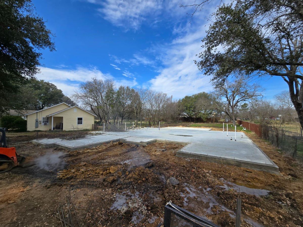 Concrete for J&J Concrete in Scurry, TX