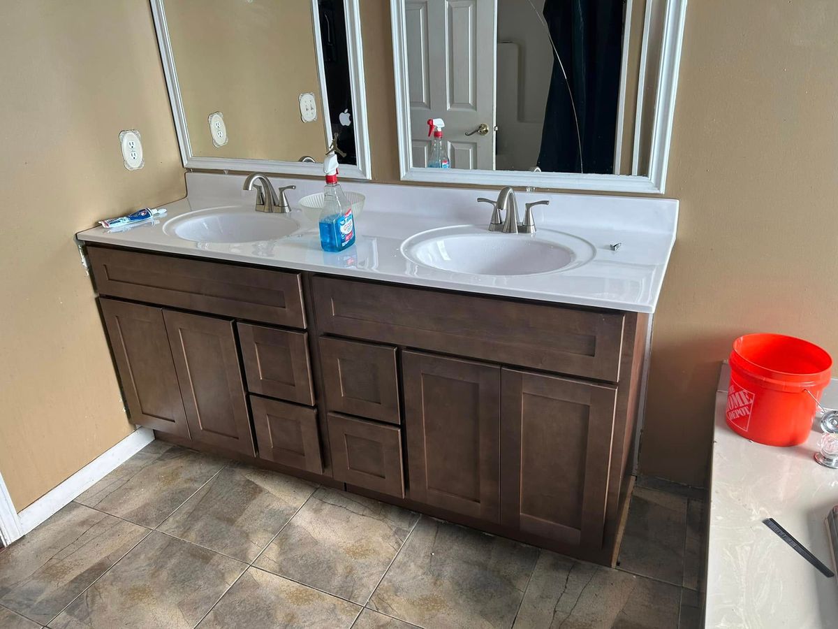 Bathroom Renovation for New Image Construction in Lowell, NC