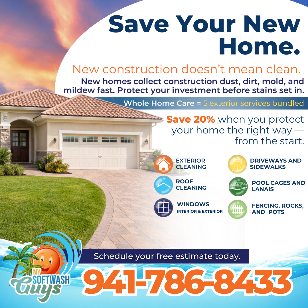 Window Cleaning for My Soft Wash Guys in Venice, FL