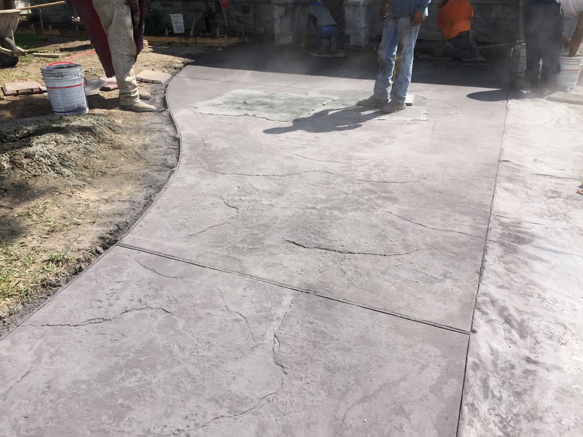 Pool & Patio Restoration for Texas Curb N Borders in Houston, TX