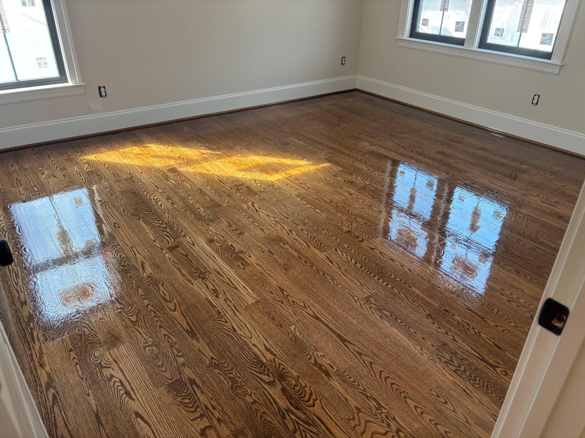 Refinishing hardwood flooring for Jason Tench Flooring LLC in Richmond, VA
