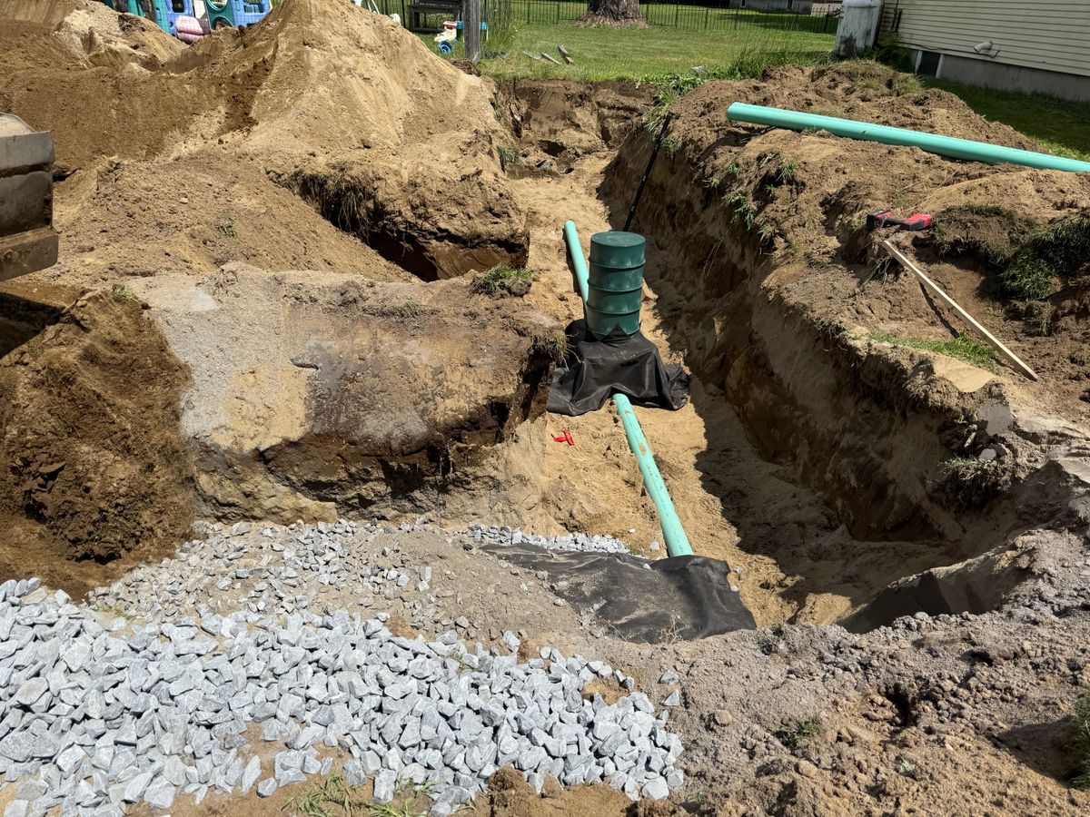 Foundation Digging for TBC Custom Trades in West Burke, VT