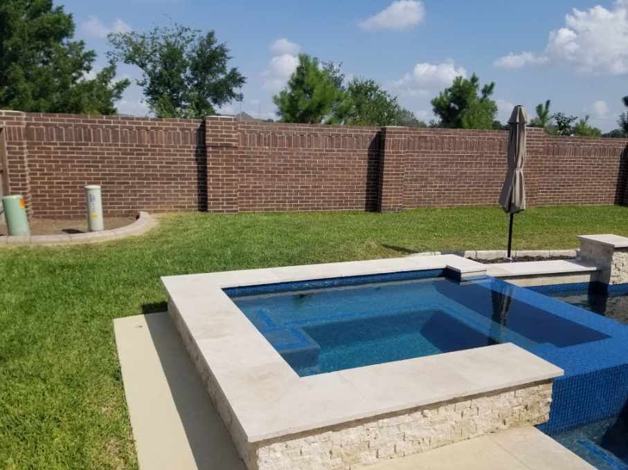 Pool Remodels for Texas Curb N Borders in Houston, TX