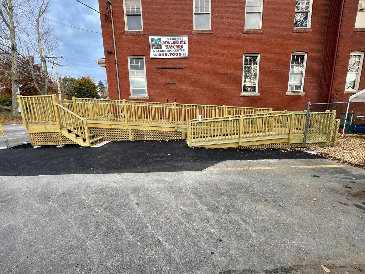 Deck Construction for McKenna General Contracting in Readfield, ME