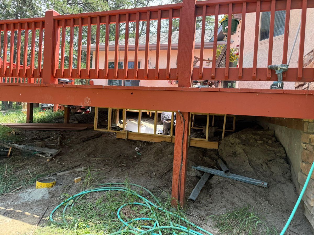 Deck & Patio Installation for Arnett Front Range Construction in Elizabeth, CO
