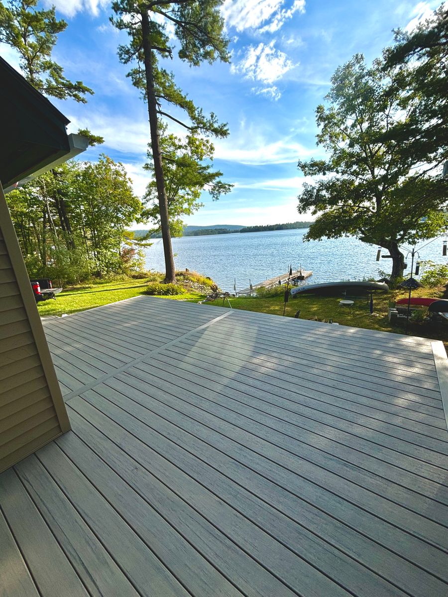 Deck Installation for True North Home Services in Brewer, ME