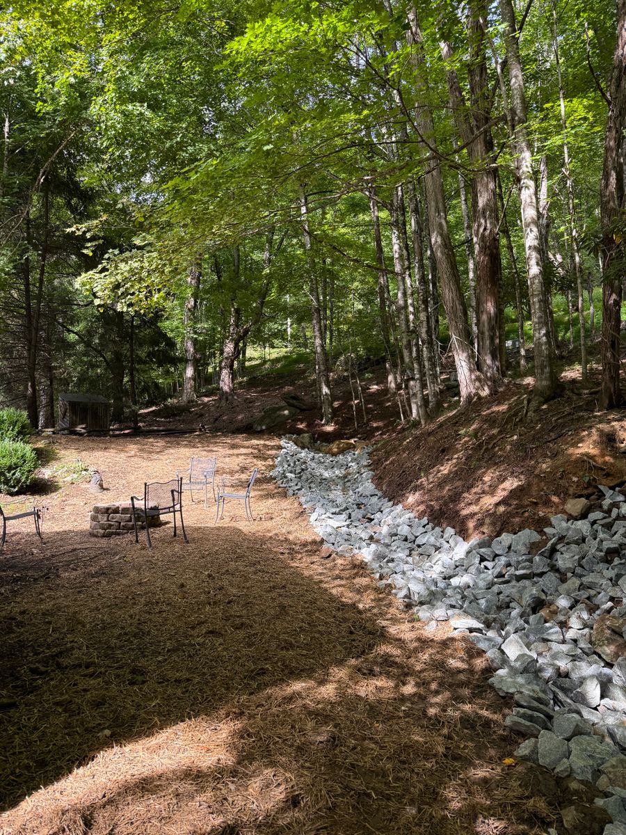 Drainage and Erosion Control for OCD Landworks in Lenoir, NC