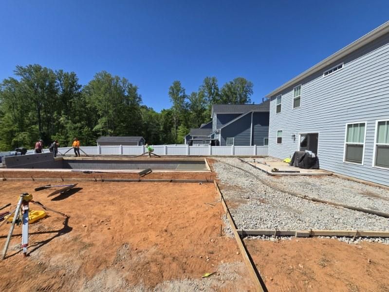 Concrete Slab Construction for H&R Concrete LLC in Greer, SC