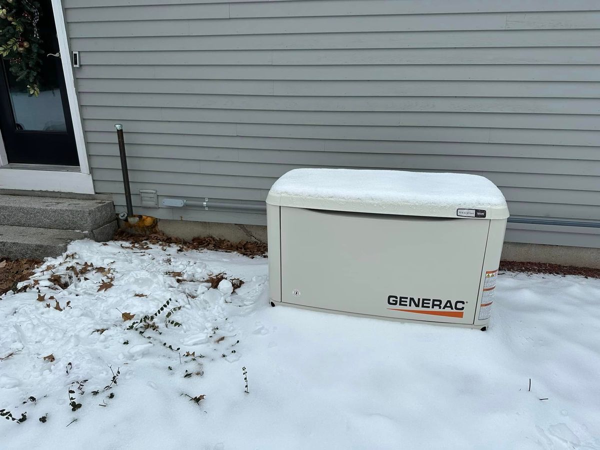 Generator Install for Hopkins Electric in Taunton, MA