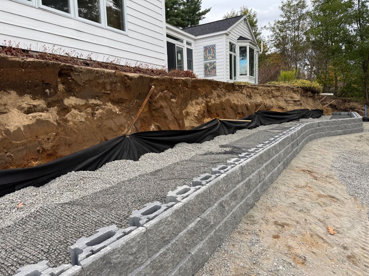 Retaining Walls for AFH Earthworks in Madison, NH