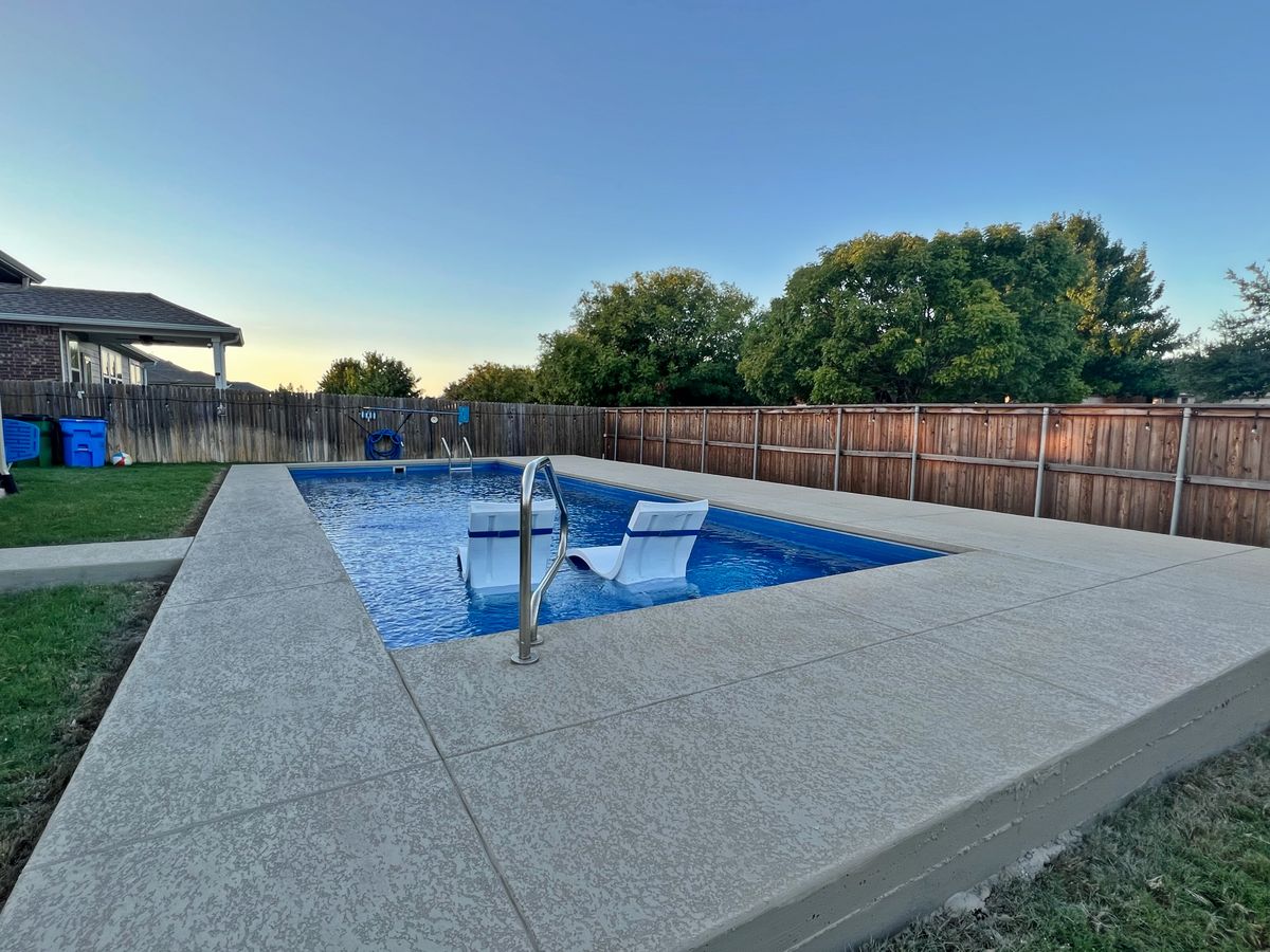 Patio Design & Installation for AJ’s Concrete in Hutto, TX