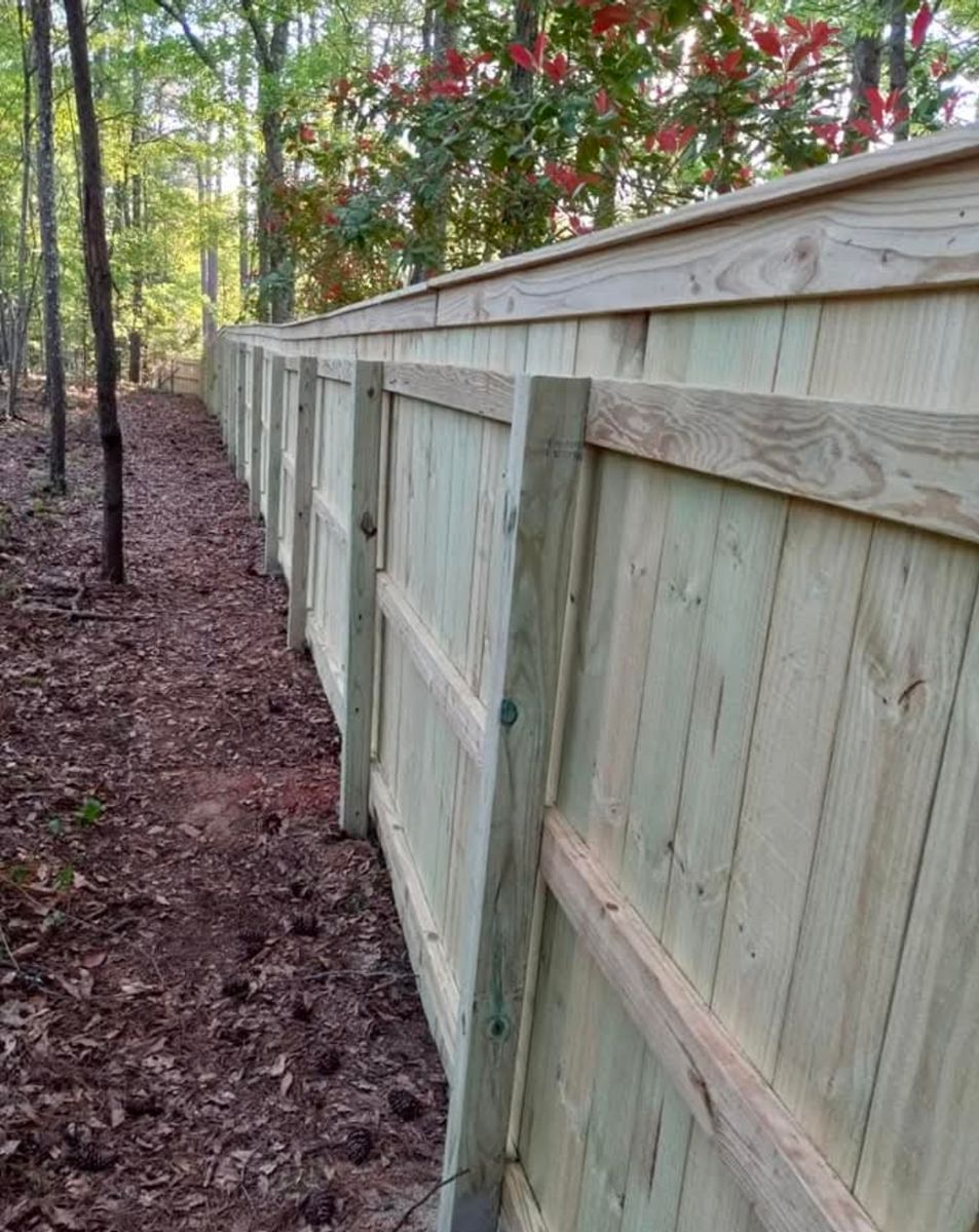 Fencing for All Out Construction in Atlanta, GA