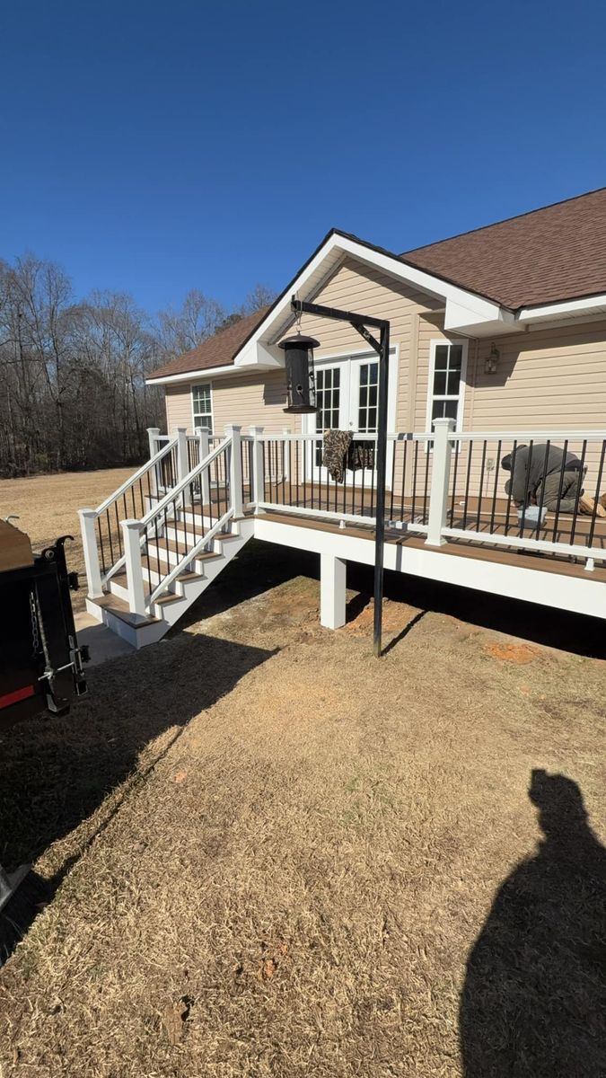 Deck & Patio Installation for Custom Remodeling Services LLC in Sharpsburg, GA