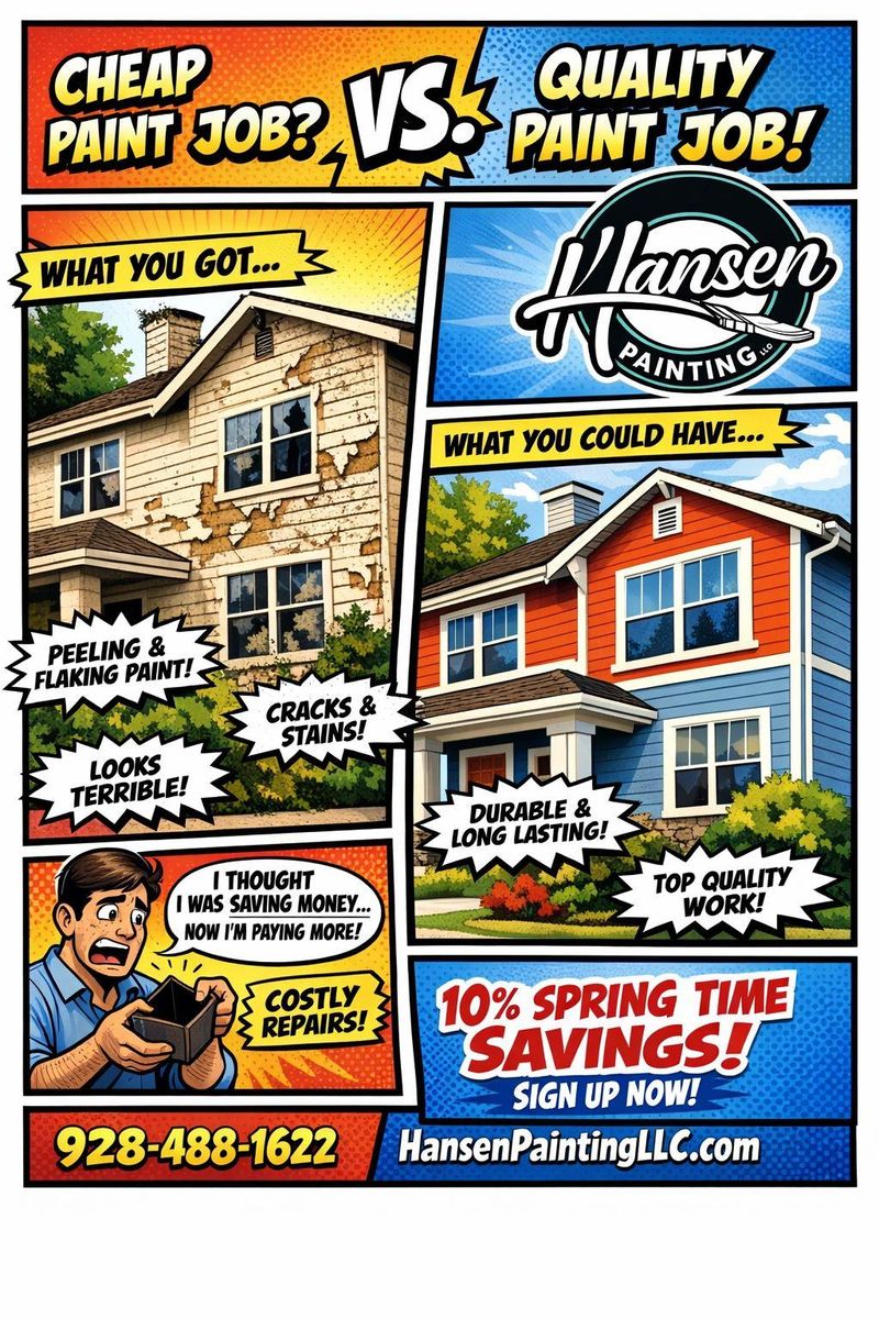 Exterior Painting for Hansen Painting in Fort Mohave, AZ