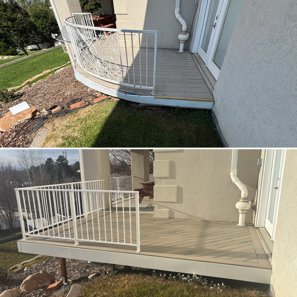 Deck Construction for Alta Vista Construction in Logan, UT