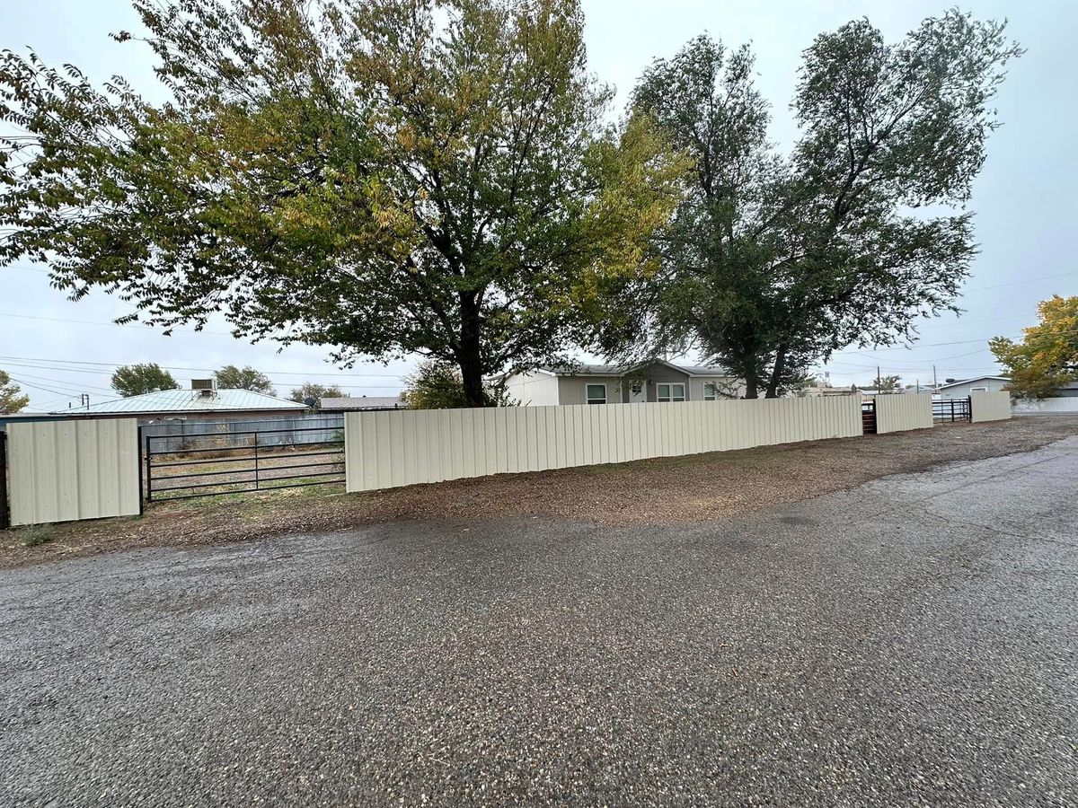 Fencing for Longley Construction in Rio Rancho, NM