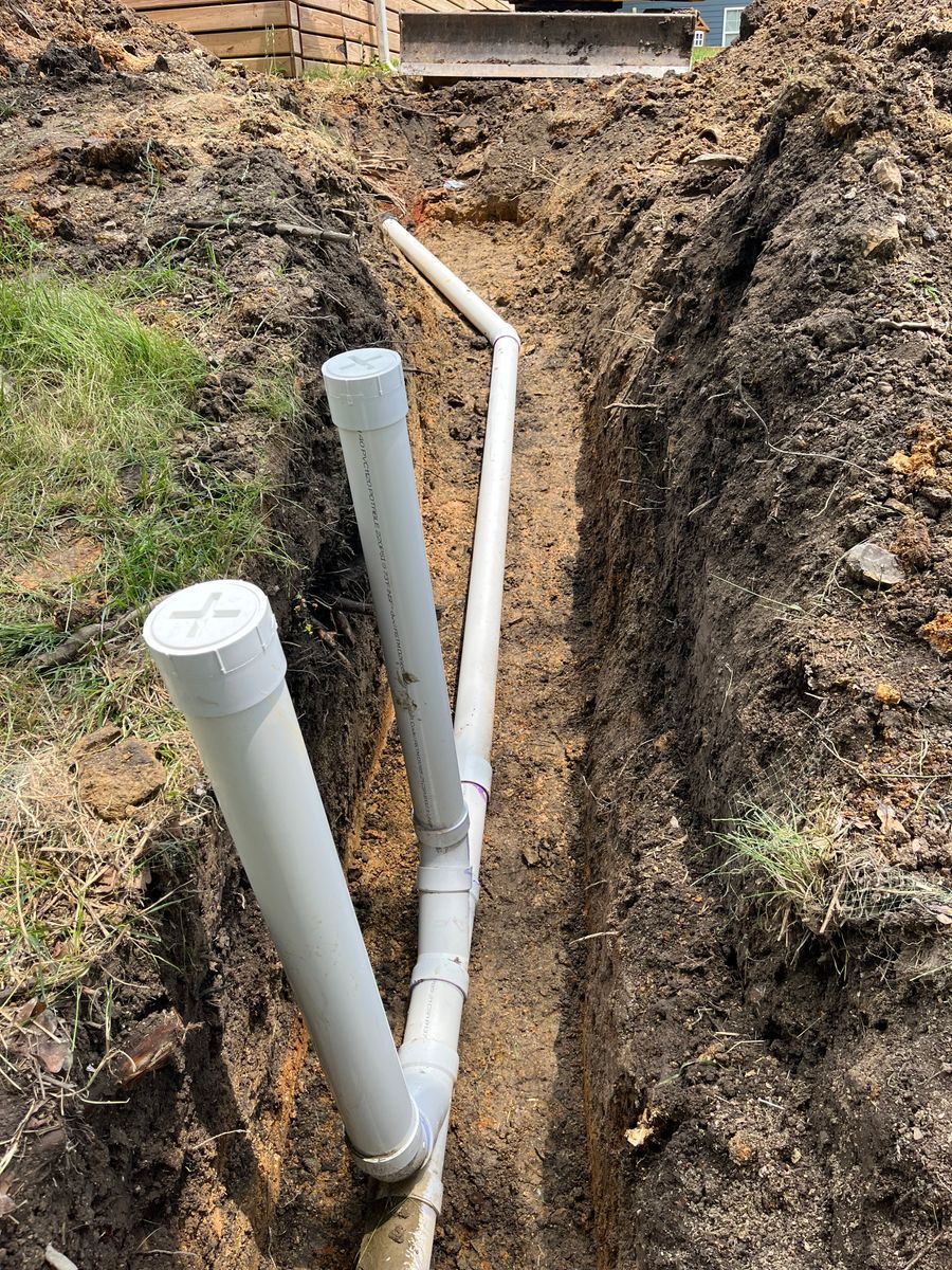 Sewer & Water mains/lines for J.P Landscaping and excavation in Chattanooga, TN