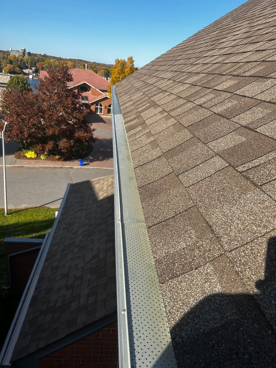 Gutter Guard Installation for Signature Property Care in Greater Sudbury, ON