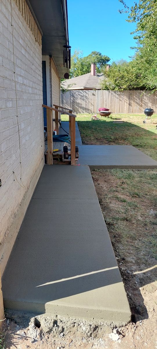 Sidewalks for Slabs on Grade - Concrete Specialist in Spring, TX