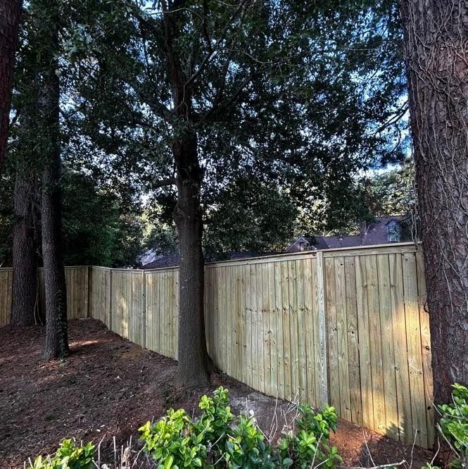 Fencing for Simmons Construction in Starkville, MS