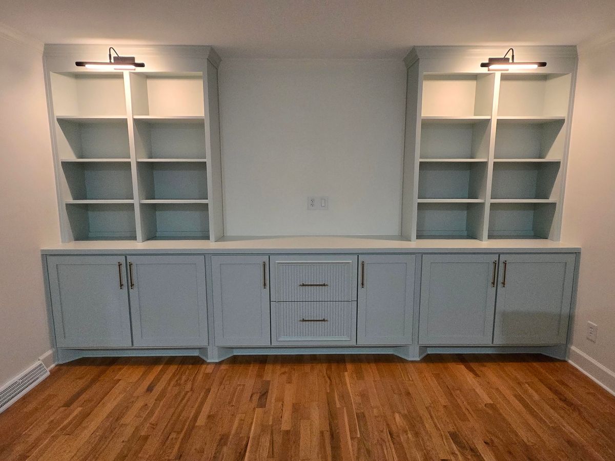 Built-Ins for Carolina Woodworks in Lyman, SC