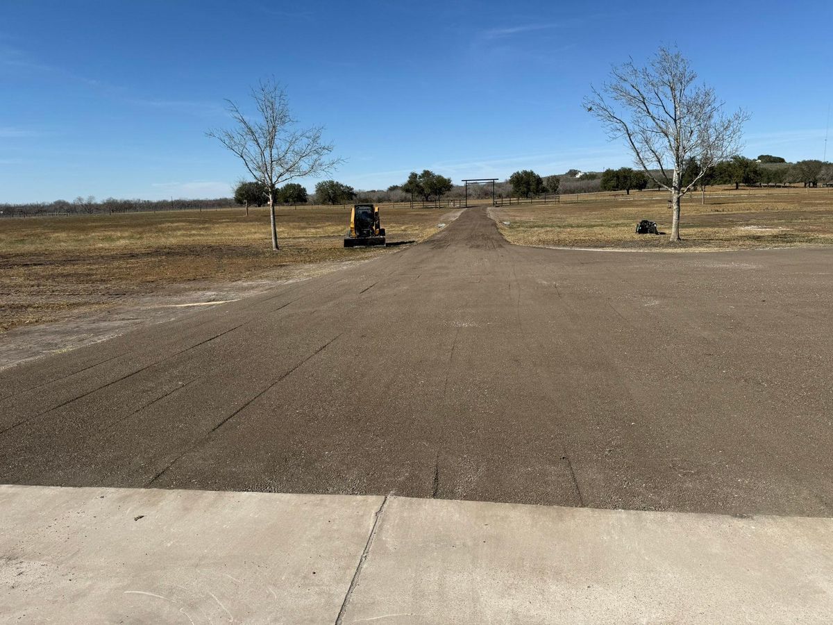 Property Grading for Strause Land Improvement & Construction in George West, TX