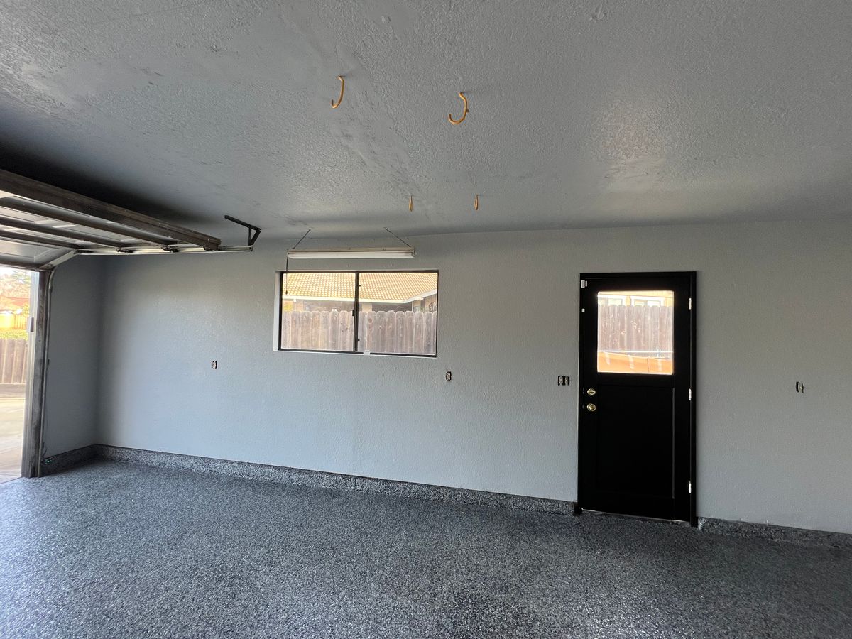 Epoxy Floors for Fred's Painting in Turlock, CA