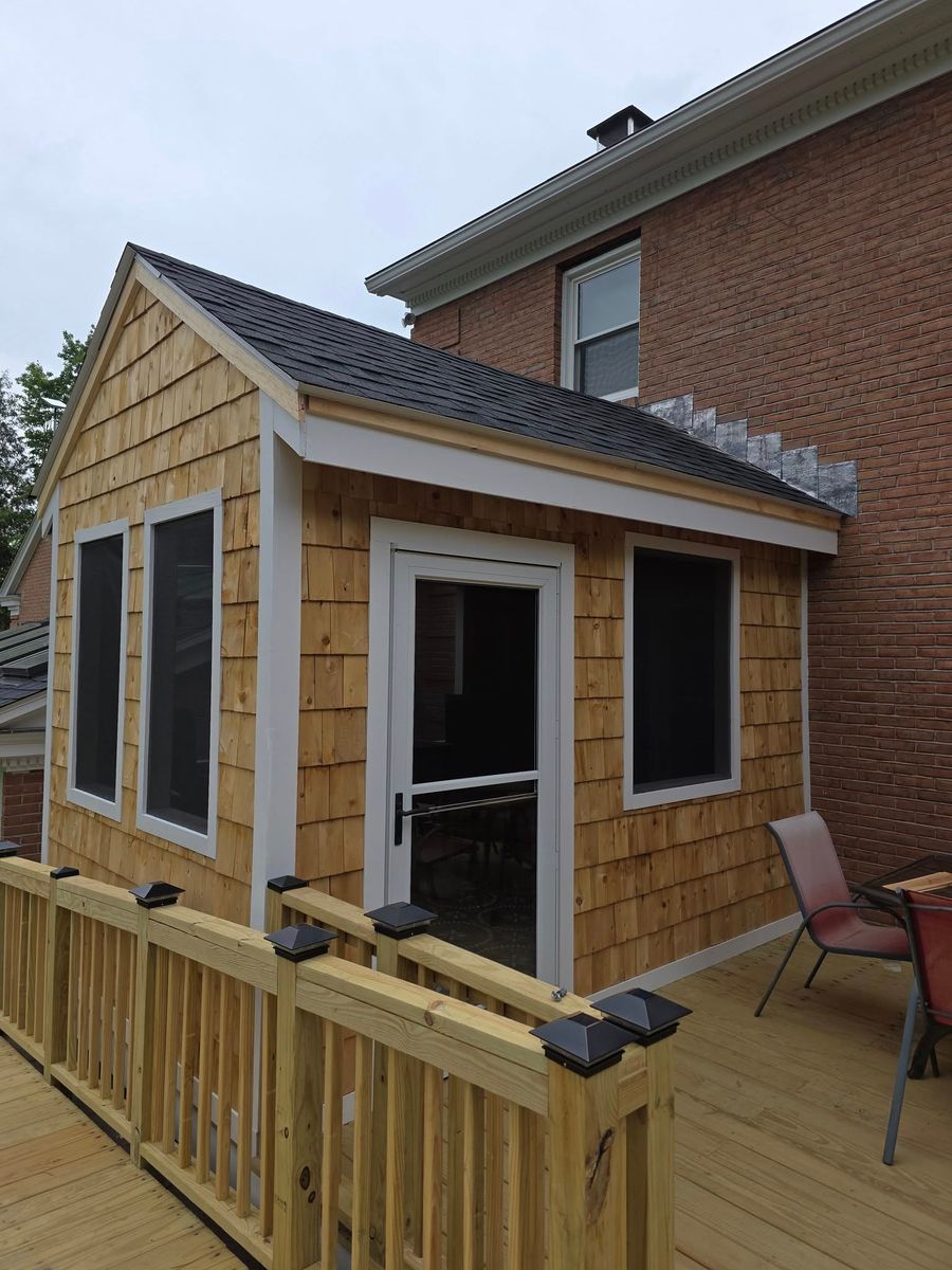 Deck and Patio Installation for Murphy's Tech & Trade in Newport, NH