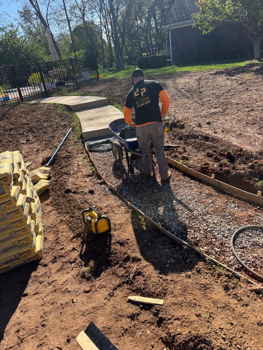 Excavation & Grading for DIRT PLUS LLC in Bowling Green, KY