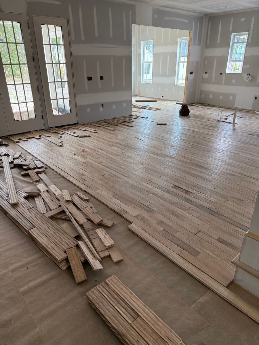 Installation Services for Master Hardwood Floors in Raleigh, NC