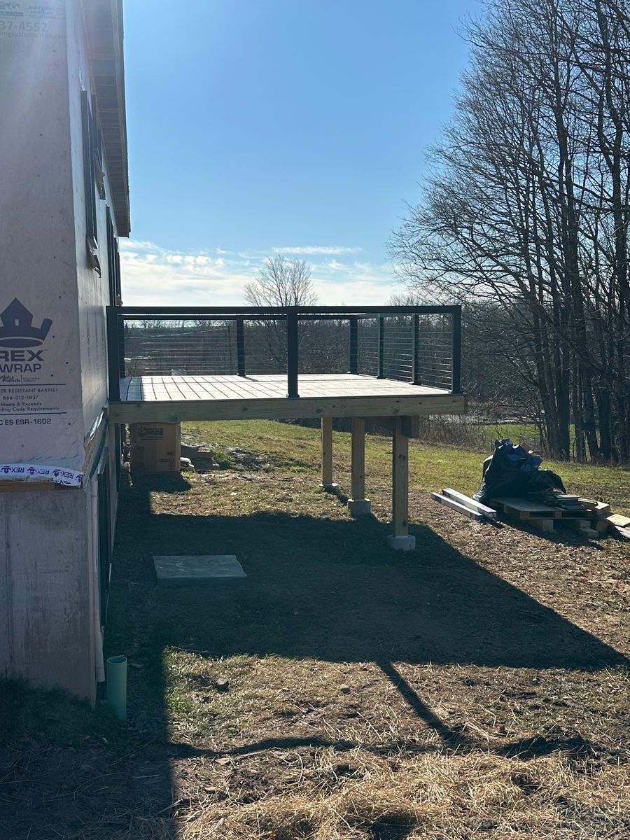 Deck Install & Repairs for Precision Construction in North Branch, NY